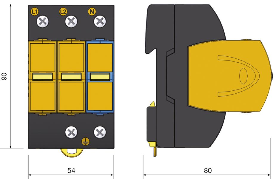 Schéma dimensionnel (mm)