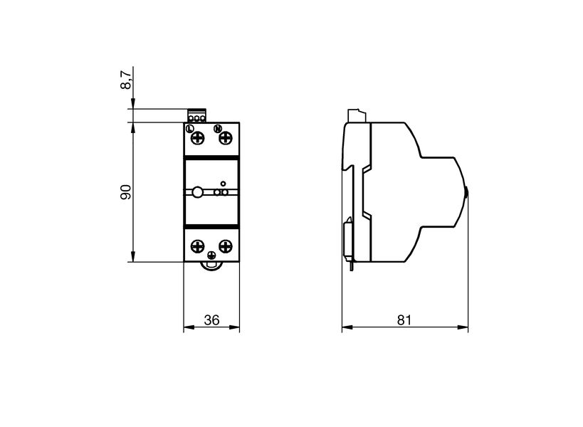 Schéma dimensionnel (mm)