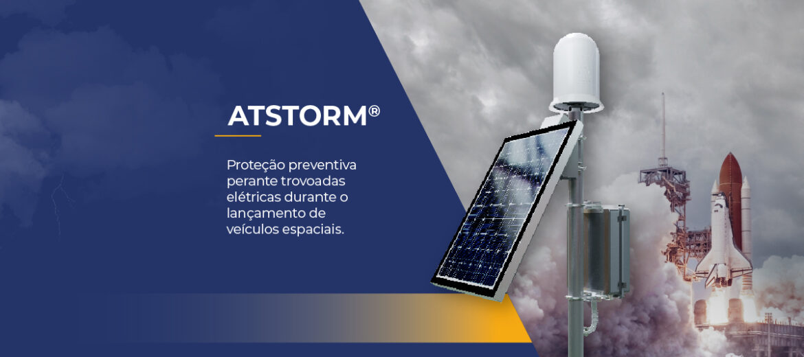 Proteção preventiva perante trovoadas elétricas durante o lançamento de veículos espaciais