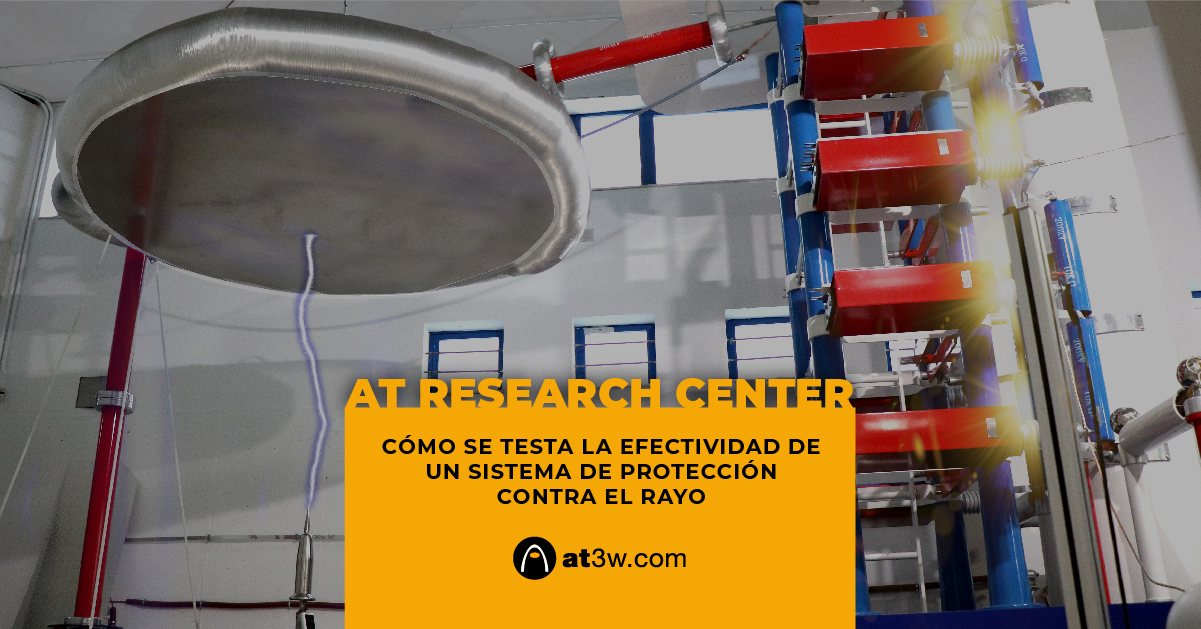Actualmente se exigen cada vez más garantías de que cualquier equipo o utensilio esté ensayado conforme a las normativas para asegurar su correcto funcionamiento. El rayo es un fenómeno capaz de provocar grandes daños personales y materiales, pero no se puede anticipar con exactitud cuándo y dónde caerá uno. Sin embargo, es vital que los sistemas destinados a proteger contra sus efectos funcionen de manera correcta y ajustados a las normativas vigentes. Aplicaciones Tecnológicas cuenta con el AT Research Center, uno de los laboratorios del mundo mejor dotados para los ensayos de Sistemas de Protección Contra el Rayo (SPCR), en el que se realizan las pruebas más exigentes para medir la fiabilidad de todos sus componentes.