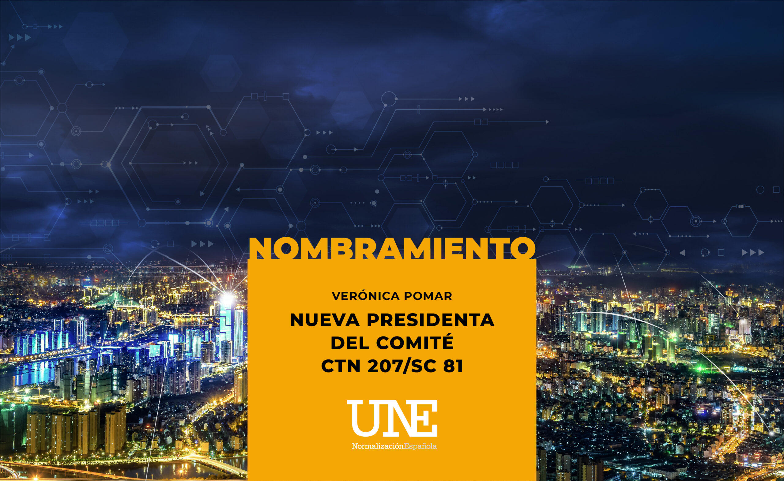 Verónica Pomar, Subdirectora general de Aplicaciones Tecnológicas, ha sido nombrada Presidenta del grupo CTN 207/SC 81 de la Asociación Española de Normalización (UNE). Este comité técnico se encarga de la redacción y seguimiento de las normas de la protección contra el rayo en el territorio español.