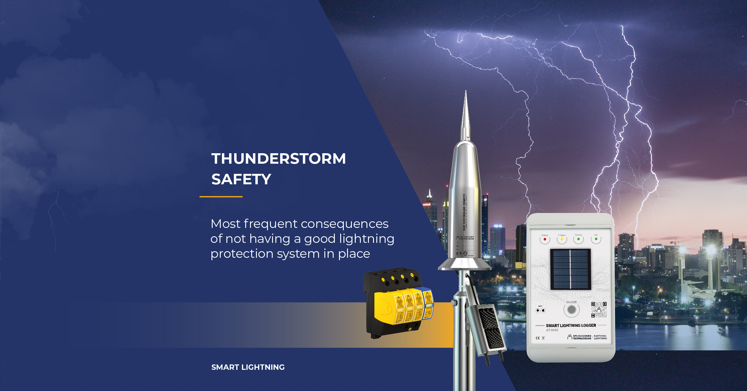 Lightning and surge protection are essential in any type of building, whether it is an individual dwelling, a residential building or a critical structure such as a data centre. Lightning strikes are natural phenomena that can release large amounts of energy in a fraction of a second, while both atmospheric discharges and fluctuations in the power grid can cause surges. The consequences of not having a protection system in place or an inadequate one represent a significant risk to people, electronic equipment and the integrity of structures.