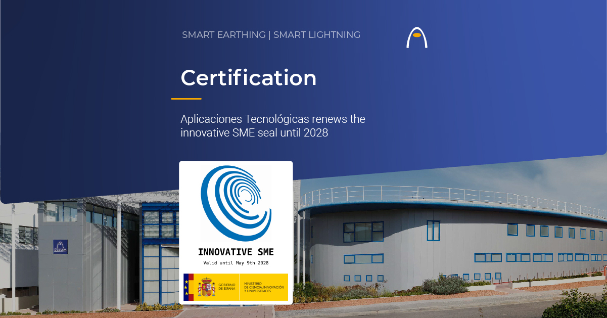 Innovative SME Seal for Technological Applications until 2028, issued by the Ministry of Science, Innovation and Universities.