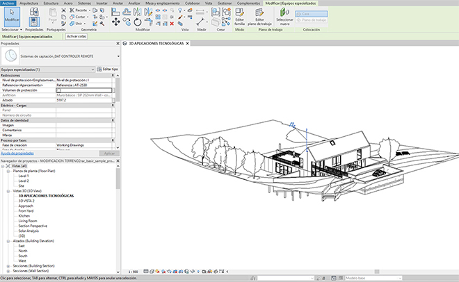 BIM modelados para para-raios 