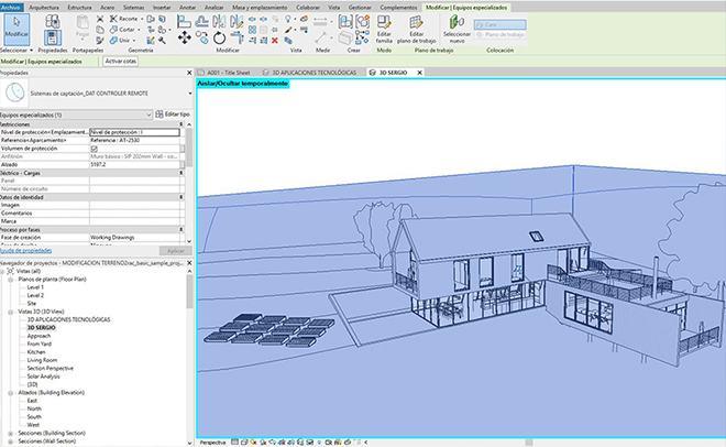 ESE lightning rod BIM modeled products 