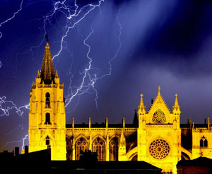 Pararrayos Dat Controler® Plus en la catedral de León