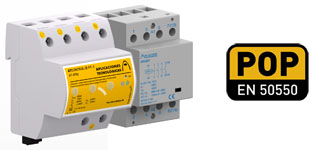 New KIT ATCONTROL/R PT T: the self-reclosing protector against transient and temporary overvoltages