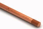 The Standard for electrical installations endorses that the copper coat covering steel earth rods must be at least 250 microns thick