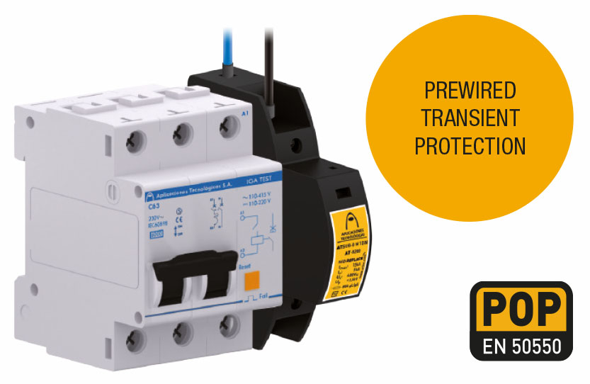 IGA TEST SUB M: new transient and permanent overvoltage prewired protector