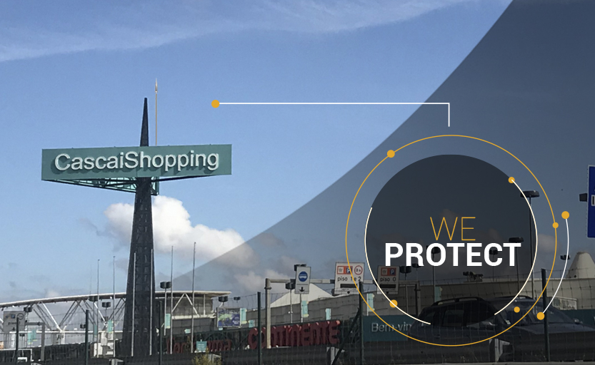 cascaishopping protegido con pararrayos DAT CONTROLER