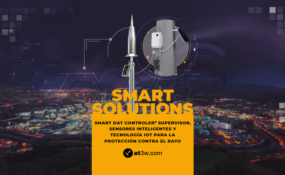 Smart Solutions, IoT, pararrayos, inteligente, protección contra el rayo,