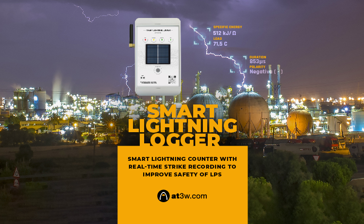 SMART LIGHTNING LOGGER - Smart lightning counter with real-time strike recording to improve safety of LPS