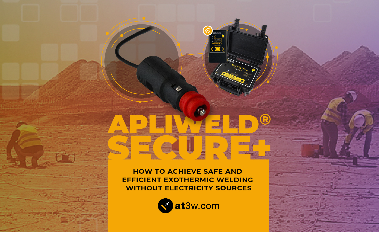Earthing is a fundamental step in any electrical system installation. It is also essential for the proper functioning and safety of equipment and people, as it protects against potential differences that can be dangerous in both cases. The Apliweld Secure + exothermic welding system allows permanent and reliable connections to be made safely thanks to its electronic initiator, but there is not always a source of electricity nearby. To overcome this obstacle, Aplicaciones Tecnológicas offers an add-on to charge the electronic initiator from any vehicle.