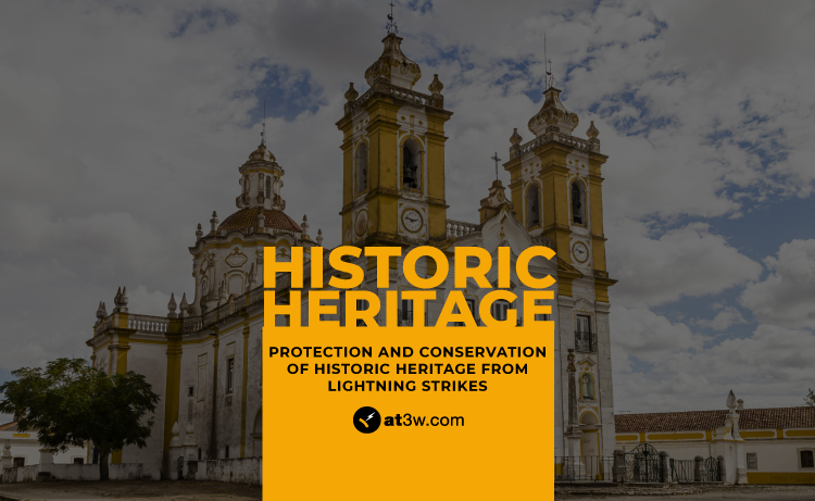 Lightning protection for buildings is crucial to avoid personal, material and economic damage. If they are also historic buildings, lightning can cause incalculable artistic and heritage losses. For this reason, Aplicaciones Tecnológicas designs and offers a wide range of products with the aim of minimising the damage that thunderstorms can cause.